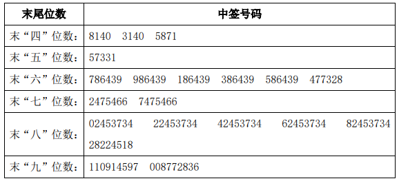 新股中签号揭晓，解读背后的故事与机遇